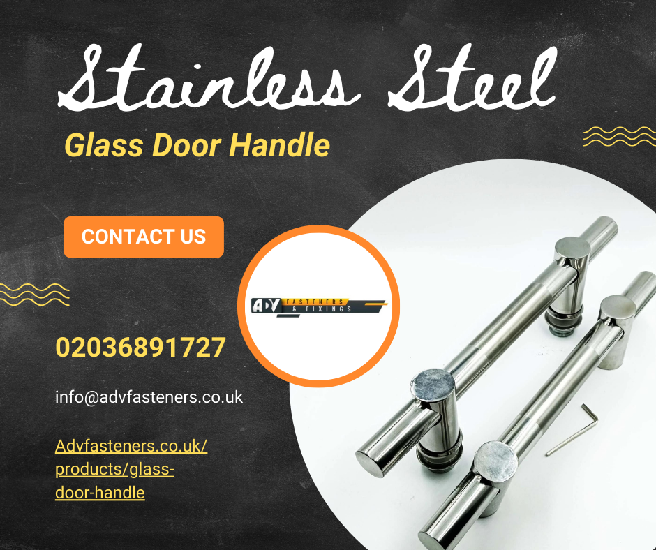 New Stainless Steel Glass Door Handle